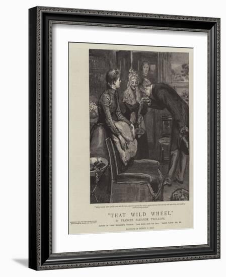 That Wild Wheel-Sydney Prior Hall-Framed Giclee Print