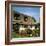 Thatched Cottage Near Burscough in Lancashire, Northern England 1972-null-Framed Photographic Print