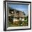 Thatched Cottage Near Burscough in Lancashire, Northern England 1972-null-Framed Photographic Print