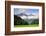 Thatched cottages and rice paddy fields with misty mountains behind, Mai Chau, Vietnam, Indochina,-Alex Robinson-Framed Photographic Print