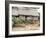 Thatched Homes Along the River, Javari River, Amazon Basin Rainforest, Peru, South America-Alison Wright-Framed Photographic Print