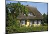 Thatched-Roof House Captain's House with Garden in Born on the Darss Peninsula-Uwe Steffens-Mounted Photographic Print