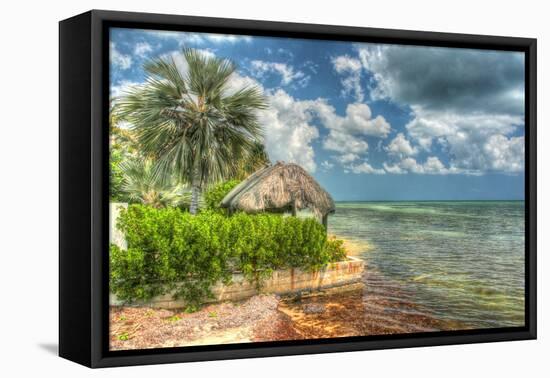 Thatched Roof-Robert Goldwitz-Framed Premier Image Canvas