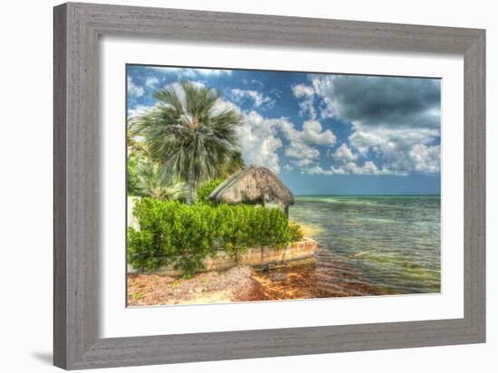 Thatched Roof-Robert Goldwitz-Framed Photographic Print