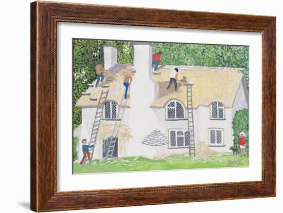 Thatching, 1995-Judy Joel-Framed Giclee Print