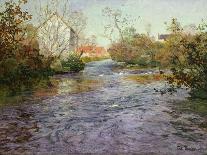 Thawing Ice on the Lysaker River, 1887-Thaulow-Giclee Print