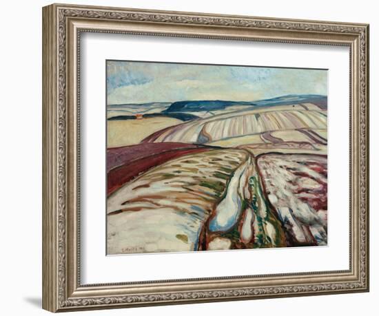 Thaw, 1906-Edvard Munch-Framed Giclee Print