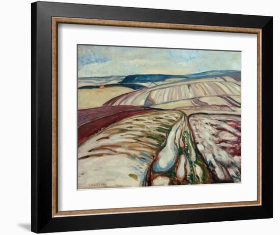 Thaw, 1906-Edvard Munch-Framed Giclee Print