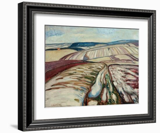 Thaw, 1906-Edvard Munch-Framed Giclee Print