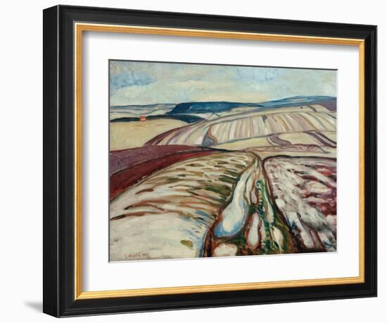 Thaw, 1906-Edvard Munch-Framed Giclee Print