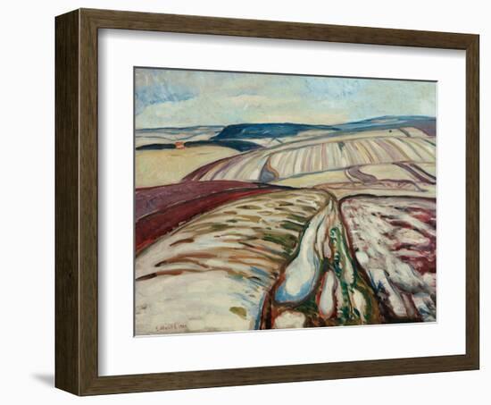 Thaw, 1906-Edvard Munch-Framed Giclee Print