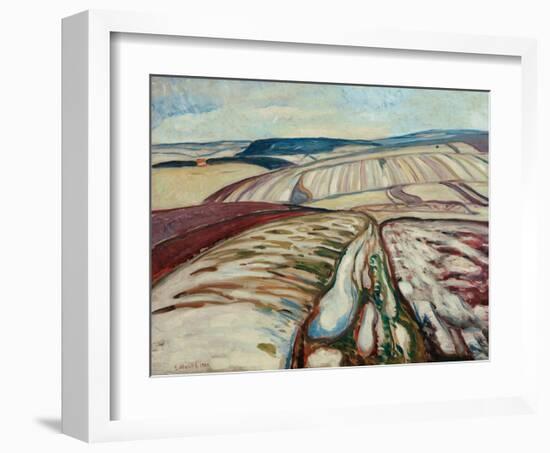 Thaw, 1906-Edvard Munch-Framed Giclee Print