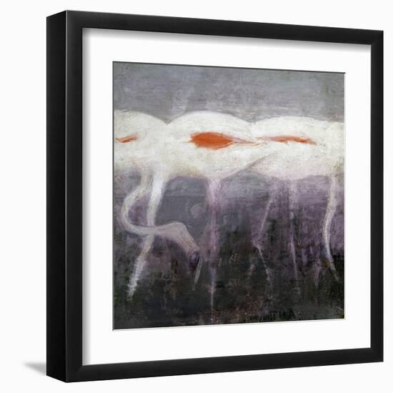 Thayer's Flamingos I-Abbott Handerson Thayer-Framed Art Print