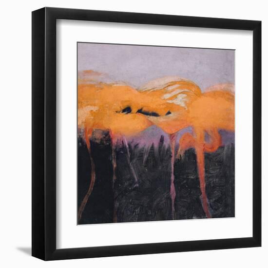 Thayer's Flamingos II-Abbott Handerson Thayer-Framed Art Print