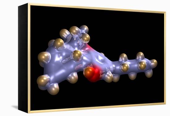 THC Cannabis Drug Molecule-Dr. Mark J.-Framed Premier Image Canvas