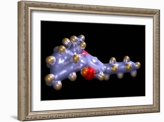 THC Cannabis Drug Molecule-Dr. Mark J.-Framed Photographic Print