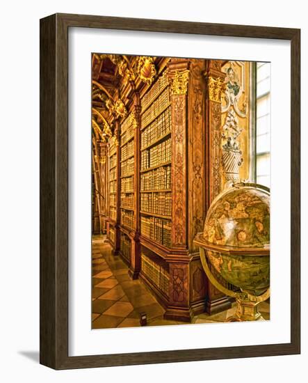 The 1,000 Year Old Melk Abbey Alongside the Danube River, Melk, Austria-Richard Duval-Framed Photographic Print