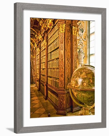 The 1,000 Year Old Melk Abbey Alongside the Danube River, Melk, Austria-Richard Duval-Framed Photographic Print