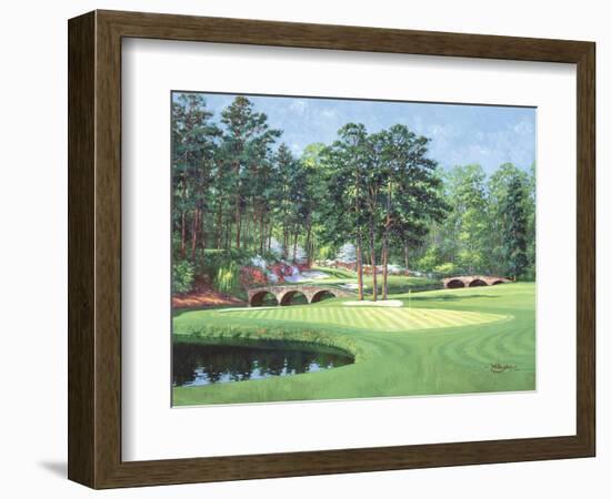 The 11th At Augusta-White Dogwood-Bernard Willington-Framed Premium Giclee Print