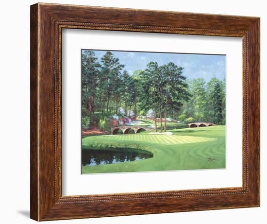 The 11th At Augusta-White Dogwood-Bernard Willington-Framed Premium Giclee Print