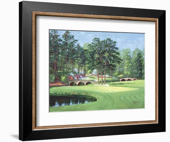 The 11th At Augusta-White Dogwood-Bernard Willington-Framed Premium Giclee Print