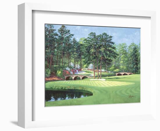 The 11th At Augusta-White Dogwood-Bernard Willington-Framed Premium Giclee Print