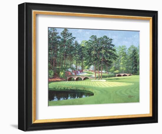 The 11th At Augusta-White Dogwood-Bernard Willington-Framed Premium Giclee Print