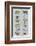 The 12 Creatures of the Chinese Zodiac Positioned in Opposing Pairs-null-Framed Photographic Print