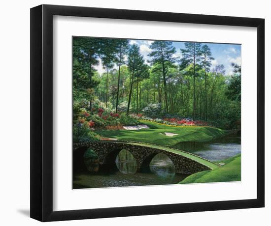 The 12th At Augusta-Larry Dyke-Framed Art Print