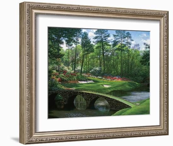 The 12th At Augusta-Larry Dyke-Framed Art Print