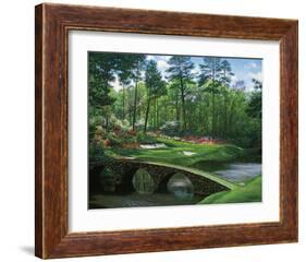 The 12th At Augusta-Larry Dyke-Framed Art Print