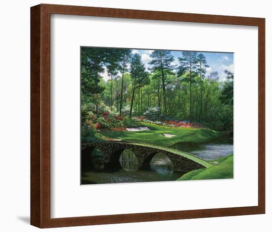 The 12th At Augusta-Larry Dyke-Framed Art Print