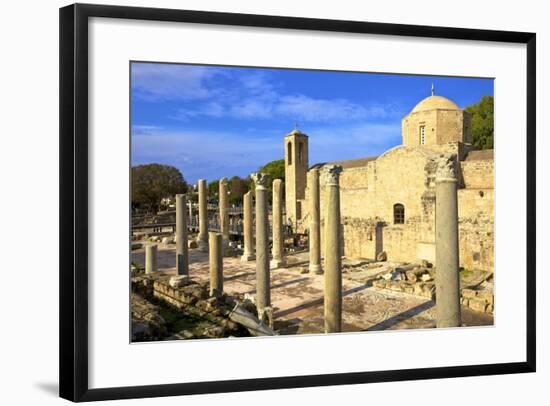 The 12th century Stone Church of Agia Kyriaki, Paphos, Cyprus, Eastern Mediterranean, Europe-Neil Farrin-Framed Photographic Print