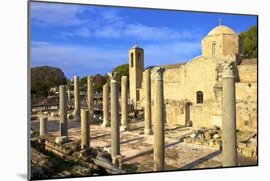 The 12th century Stone Church of Agia Kyriaki, Paphos, Cyprus, Eastern Mediterranean, Europe-Neil Farrin-Mounted Photographic Print