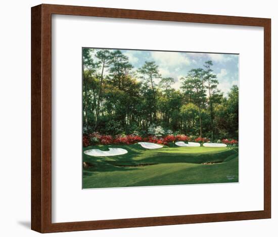 The 13th At Augusta-Larry Dyke-Framed Art Print