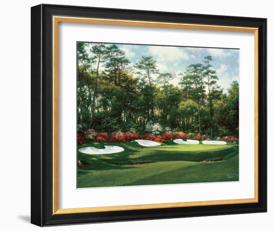 The 13th At Augusta-Larry Dyke-Framed Art Print