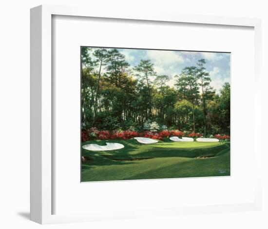 The 13th At Augusta-Larry Dyke-Framed Art Print