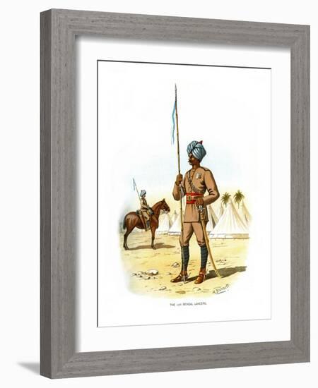 The 13th Bengal Lancers, C1890-H Bunnett-Framed Giclee Print