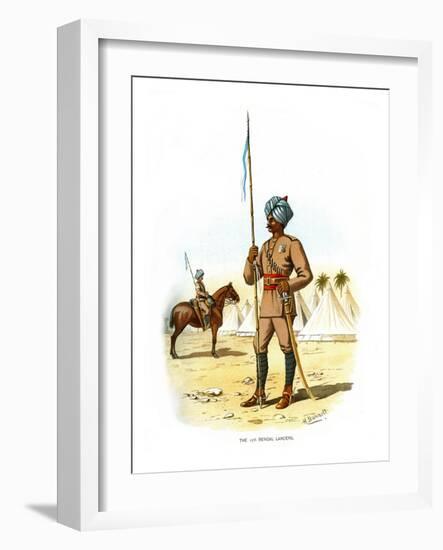 The 13th Bengal Lancers, C1890-H Bunnett-Framed Giclee Print