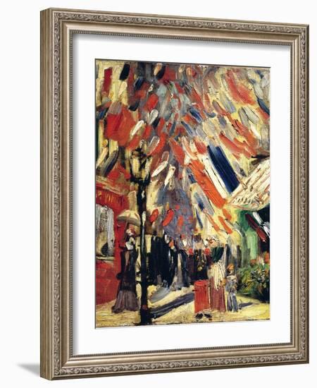 The 14th July, 1886-Vincent van Gogh-Framed Giclee Print