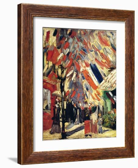 The 14th July, 1886-Vincent van Gogh-Framed Giclee Print