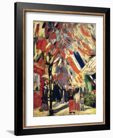 The 14th July, 1886-Vincent van Gogh-Framed Giclee Print