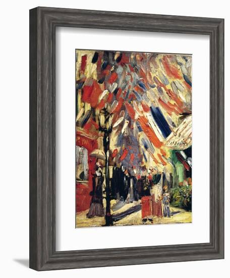 The 14th July, 1886-Vincent van Gogh-Framed Giclee Print