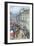 The 14th July, Rue Daunou-Childe Hassam-Framed Art Print