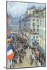 The 14th July, Rue Daunou-Childe Hassam-Mounted Art Print