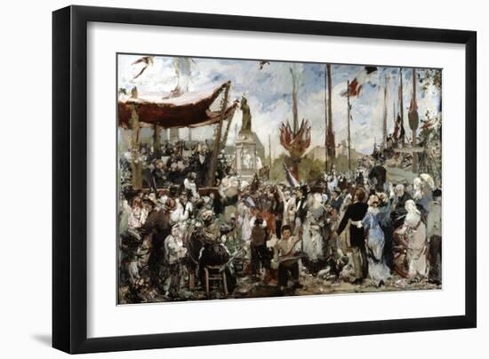 The 14th of July 1880, Late19Th/Early 20th Century-Alfred Roll-Framed Giclee Print