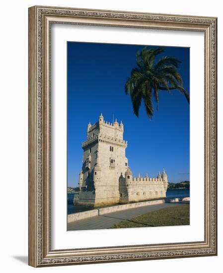 The 16th Century Belem Tower (Torre De Belem), Designed by Francisco Arruda, Lisbon, Portugal-Alain Evrard-Framed Photographic Print