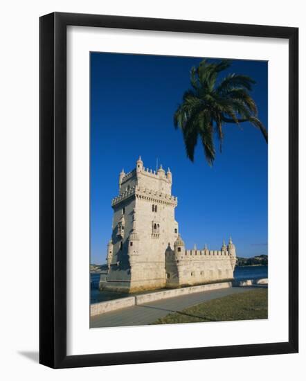 The 16th Century Belem Tower (Torre De Belem), Designed by Francisco Arruda, Lisbon, Portugal-Alain Evrard-Framed Photographic Print