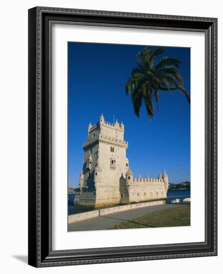 The 16th Century Belem Tower (Torre De Belem), Designed by Francisco Arruda, Lisbon, Portugal-Alain Evrard-Framed Photographic Print