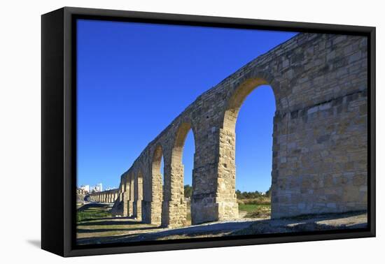 The 18th century Aqueduct, Larnaka, Cyprus, Eastern Mediterranean Sea, Europe-Neil Farrin-Framed Premier Image Canvas